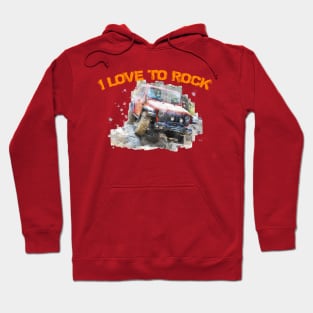 I Love To Rock Hoodie